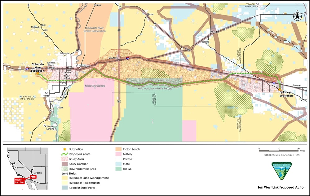 Ten West Map